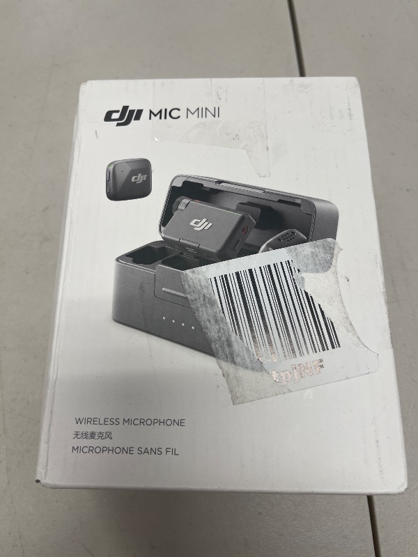 Photo 1 of DJI Mic Mini (2 TX + 1 RX + Charging Case), Wireless Microphone for iPhone/Camera/Android, Ultralight, Detail-Rich Audio, 48h Use, Noise Cancelling, Automatic Limiting, Vlog, Streaming