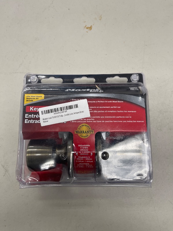 Photo 1 of Master Lock TUO0105 Tulip Keyed Entry Door Knob