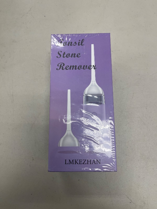Photo 1 of LMKEZHAN Tonsil Stone Remover Kit - 4 Levels Suction, Rechargeable, IPX7 Waterproof, Silicone Removal Tool