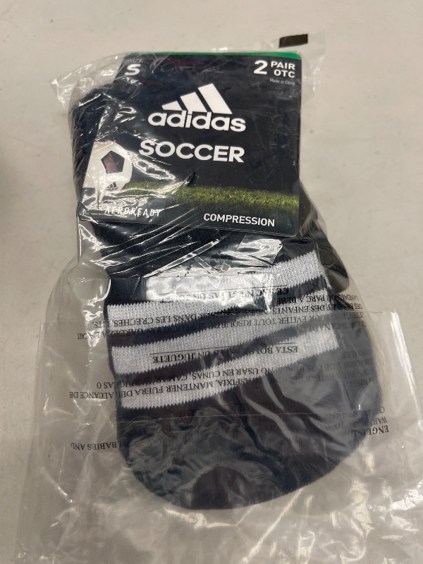 Photo 1 of adidas Rivalry Soccer Men and Women, Workout Socks-Over The Calf, Black/White, Small