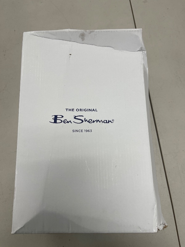 Photo 1 of Ben Sherman Men's Blackpool Sneaker, Whisper White/Oatmeal/Dark Taupe, 8.5