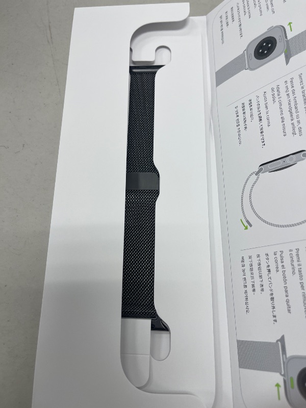 Photo 1 of Apple Watch Series 10 [GPS + Cellular 42mm case] Smartwatch with Slate Titanium Case with Slate Milanese Loop. Fitness Tracker, ECG App, Always-On Retina Display, Carbon Neutral