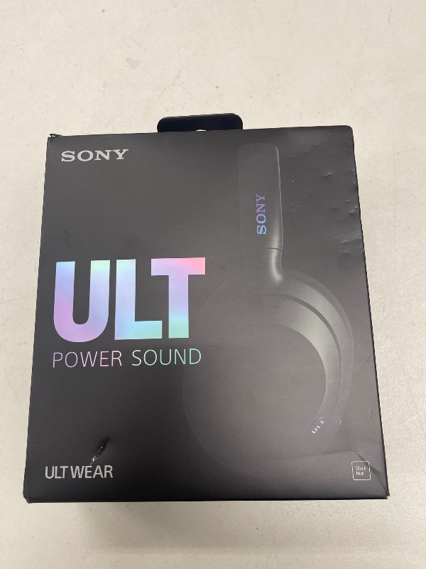 Photo 1 of Sony ULT WEAR Over-Ear Noise Cancelling Bluetooth Headphones with Alexa Built-in, Comfortable Design, 30-Hour Battery, Massive Bass, Black
