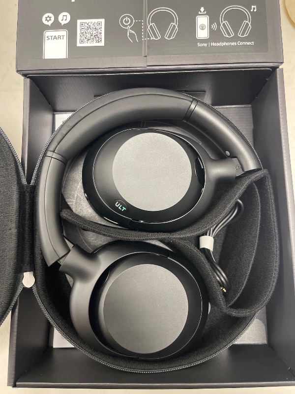 Photo 1 of Sony ULT WEAR Over-Ear Noise Cancelling Bluetooth Headphones with Alexa Built-in, Comfortable Design, 30-Hour Battery, Massive Bass, Black
