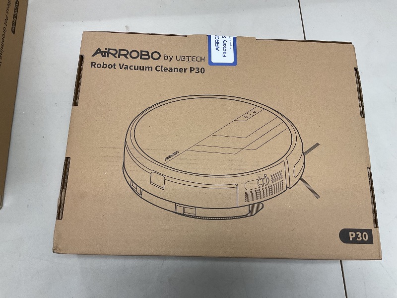 Photo 1 of AIRROBO Robot Vacuum and Mop, 3000Pa Powerful Suction Robot Vacuum Cleaner with Self-Charging, Wi-Fi/App/Voice Control, Advanced Obstacle Avoidance, Slim Design, Ideal for Pet Hair, Hard Floor,Carpet