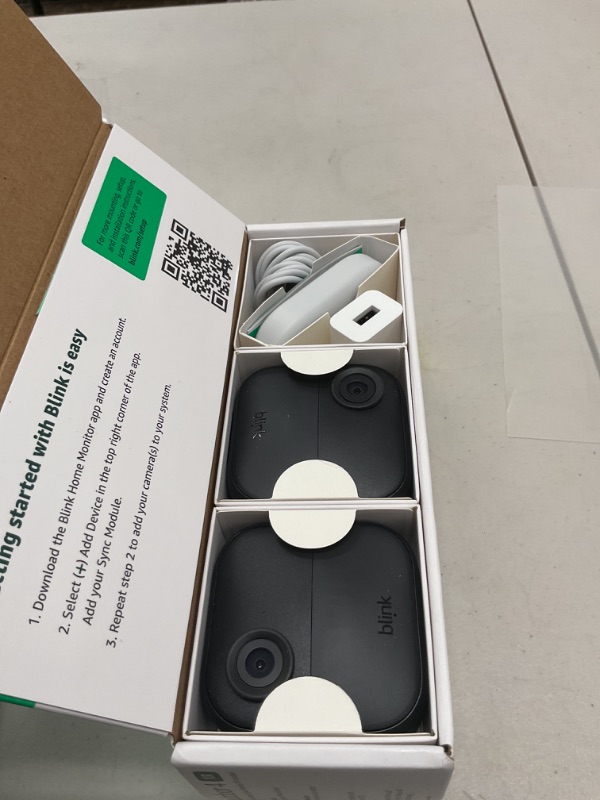 Photo 1 of Blink Outdoor 4 XR (newest model) – two-year battery wireless camera with 4x security coverage, 1000 ft open-air range or 400 ft with typical use — 2 camera system