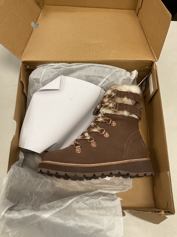 Photo 1 of Roxy Women's Brandi Waterproof Leather Boot Fashion, Chocolate 233, 5
