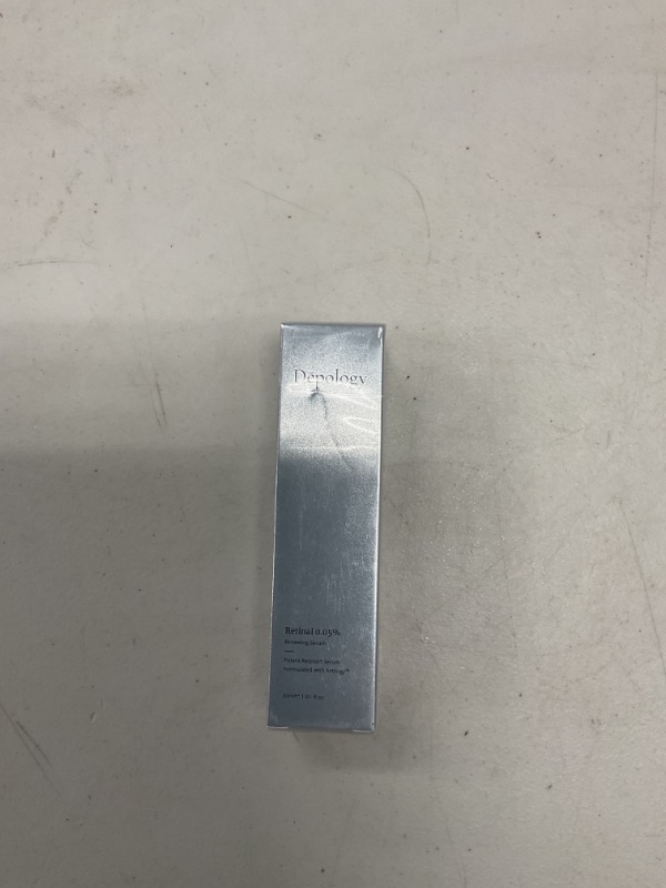 Photo 1 of Depology Retilogy™ Retinal 0.05% Renewing Serum | Anti-Wrinkle Serum | Hydration Facial Skin Serum | Skin Care Products (0.05%), light yellow