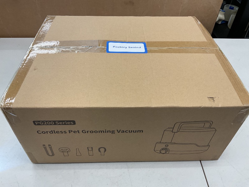 Photo 1 of ubrobo Rechargeable Dog Vacuum for Shedding Grooming, 4000mAh Cordless Dog Grooming Kit with 4 Tools, 3L Dust Cup