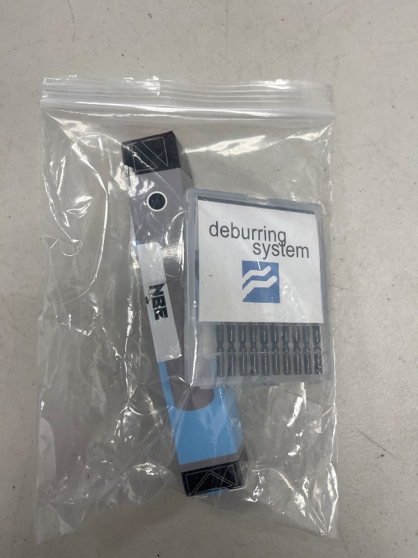 Photo 1 of Deburring Tool 3D Printing with 10 High Speed Blades | Deburring Tool for Metal, Resin | Pipe Reamer Tool | Pipe Deburring Tool for Copper, Aluminum, Plastic | Steel Swivel Blades with Blue Handle