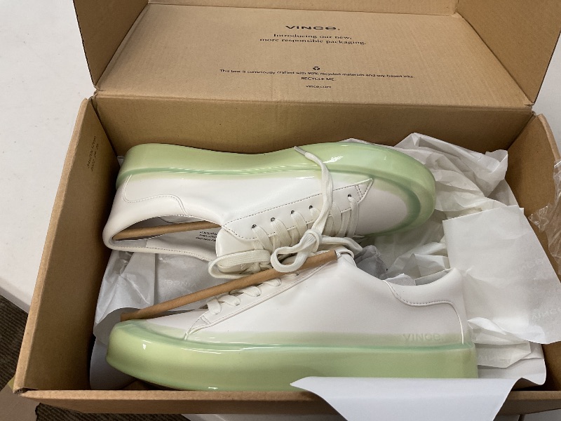 Photo 1 of Vince Women's Gabi Dipped Sneakers, Dew Green, 6 Medium US