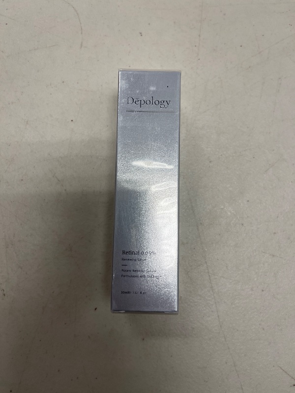Photo 1 of Depology Retilogy™ Retinal 0.05% Renewing Serum | Anti-Wrinkle Serum | Hydration Facial Skin Serum | Skin Care Products (0.05%), light yellow
