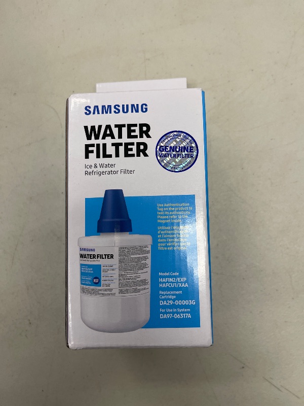 Photo 1 of Samsung Genuine DA29-00003G Refrigerator Water Filter, 1 Pack (Packaging may vary))