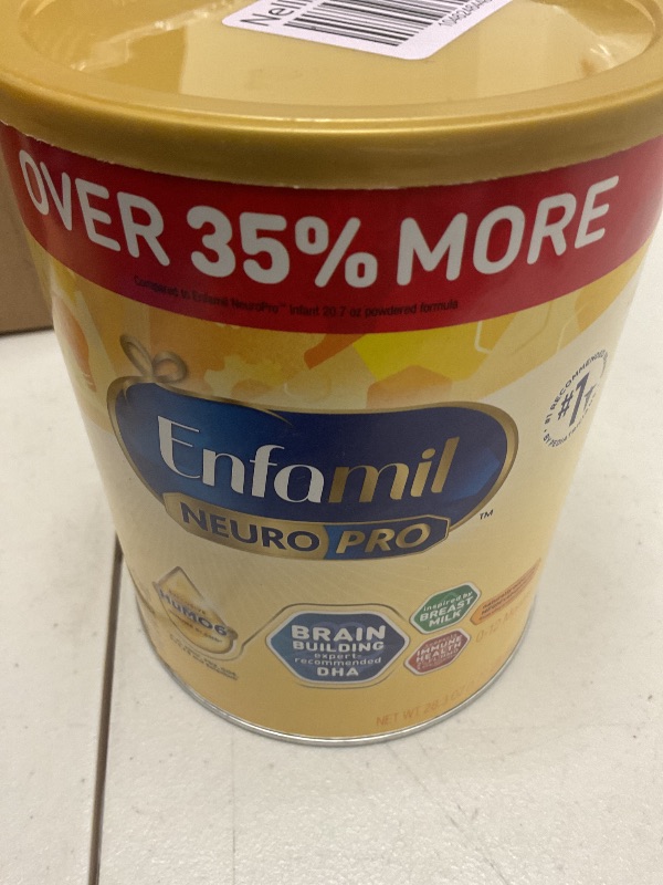 Photo 1 of Enfamil NeuroPro Baby Formula, MFGM* 5-Year Benefit, Expert-Recommended Brain-Building Omega-3 DHA, Exclusive Immune Supporting HuMO6 Blend, Infant Formula Powder, Baby Milk, 28.3 Oz