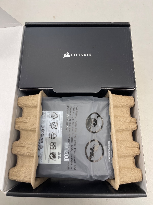 Photo 1 of CORSAIR HX1200i Fully Modular Ultra-Low Noise ATX Power Supply - ATX 3.1 & PCIe 5.1 Compliant - Fluid Dynamic Bearing Fan - CORSAIR iCUE Software Compatible - 80 Plus Platinum Efficiency - Black