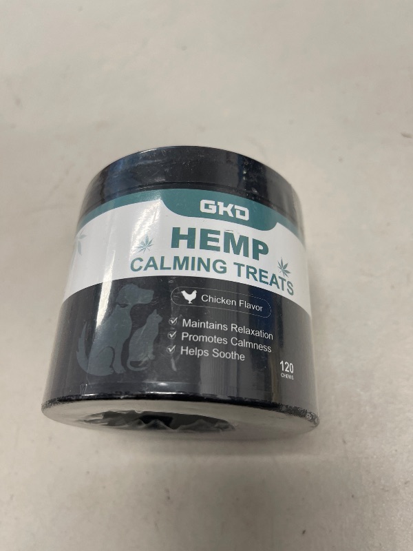 Photo 1 of Calming Chews for Dogs, Dog Calming Treats Anxiety Relief 100% Golden Ratio of Natural Ingredients Treat, Aid with Separation, Barking, Stress Relief, Thunderstorms