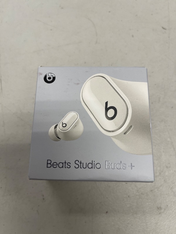 Photo 1 of Beats Studio Buds + | True Wireless Noise Cancelling Earbuds, Enhanced Apple & Android Compatibility, Built-in Microphone, Sweat Resistant Bluetooth Headphones, Spatial Audio - Ivory
