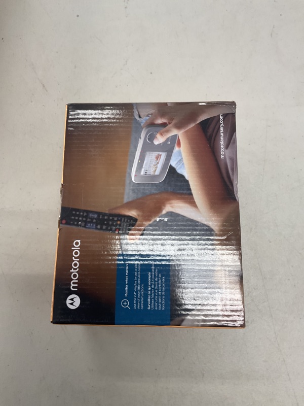 Photo 1 of Motorola VM482 Video Baby Monitor W/Camera, 1000ft Range no WiFi 2.4 GHz Wireless, 2.4" Color Screen, 1-Way Audio, Manual Pan/Tilt, Digital Zoom, Sound Level Indication, Night Vision