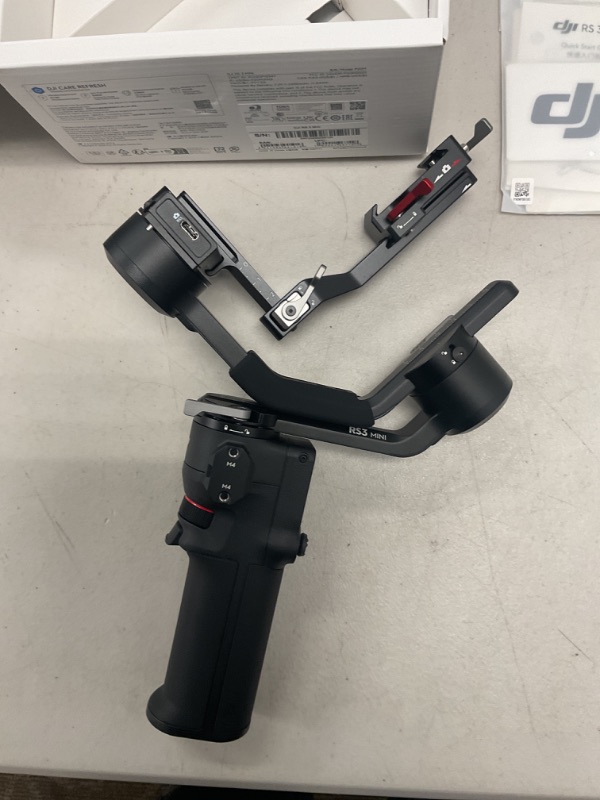 Photo 1 of DJI RS 3 Mini, 3-Axis Gimbal Stabilizer for Cameras Canon/Sony/Panasonic/Nikon/Fujifilm, 2 kg (4.4 lbs) Tested Payload, Camera Stabilizer, Camera Gimbal with Native Vertical Shooting