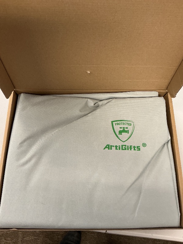 Photo 1 of ArtiGifts Insulated Pouch - Backflow Insulation Cover for Winter Freeze Protection, Pale Khaki, 30’’W x 25’’H - Measure Before Purchase