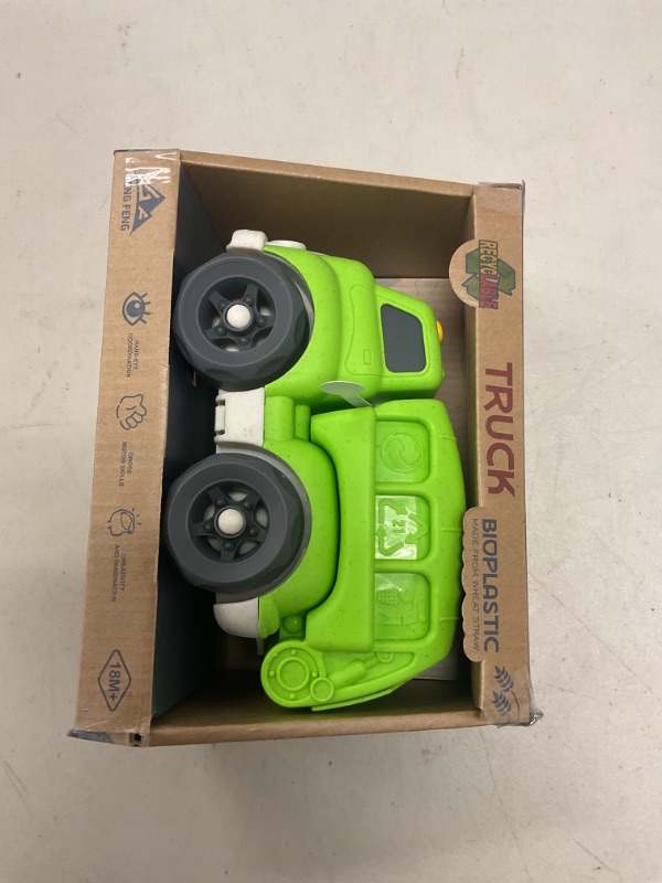 Photo 1 of Garbage Truck Toys for Toddlers 1-3, Trash Truck Toy Set with Sounds and Lights, Detachable Recycling Bin, Push and Go Vehicle Car Toy, Kids Birthday Gifts for Over 3 Years Old Kids