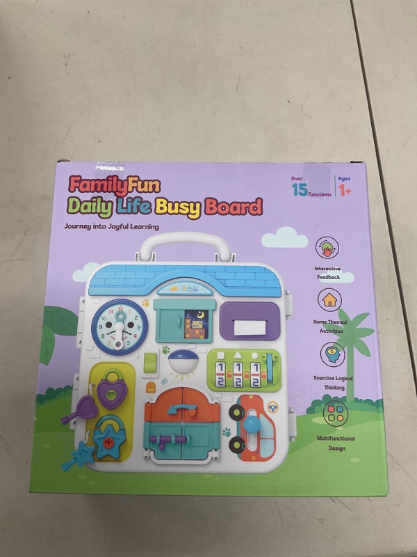 Photo 1 of ToddlerCley Musical Toys for 1 Year Old Girl Boy, 1st Birthday Gifts for 1 Year Old Girl, Montessori Busy Board with Light Music, Learning Educational Toy for Toddler 1-2, Baby 12-18 Months