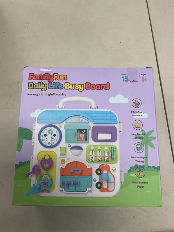 Photo 1 of ToddlerCley Musical Toys for 1 Year Old Girl Boy, 1st Birthday Gifts for 1 Year Old Girl, Montessori Busy Board with Light Music, Learning Educational Toy for Toddler 1-2, Baby 12-18 Months