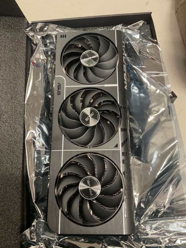 Photo 1 of ASUS Prime Radeon™ RX 9070 XT OC Edition Graphics Card (PCIe 5.0, HDMI/DP 2.1, 2.5-Slot Design, axial-tech Fans, Dual Ball Fan Bearings, Dual BIOS, GPU Guard)