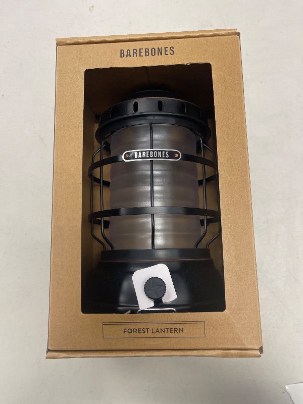 Photo 1 of Barebones Bronze Forest Lantern - Vintage, Rechargeable, Adjustable Brightness (Antique Bronze)