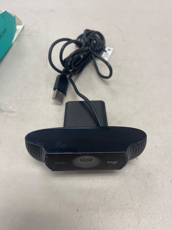 Photo 1 of Logitech C922x HD Pro Webcam, Full HD 1080p/60fps Video, Clear Audio, HD Light Correction, PC Camera Webcam, Works with Skype, Zoom, Mac, Tablet - Black