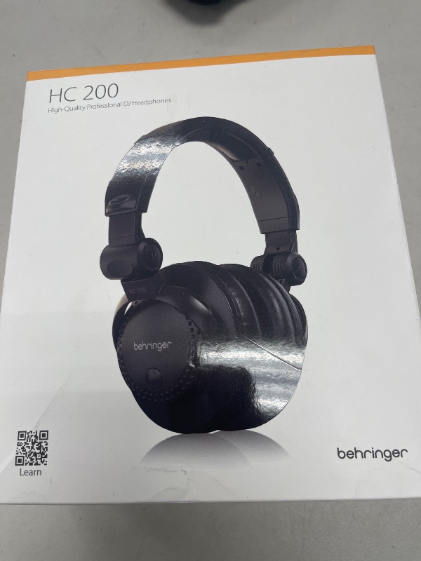 Photo 1 of Behringer HC 200 Professional Closed-Back Over-Ear DJ Headphones