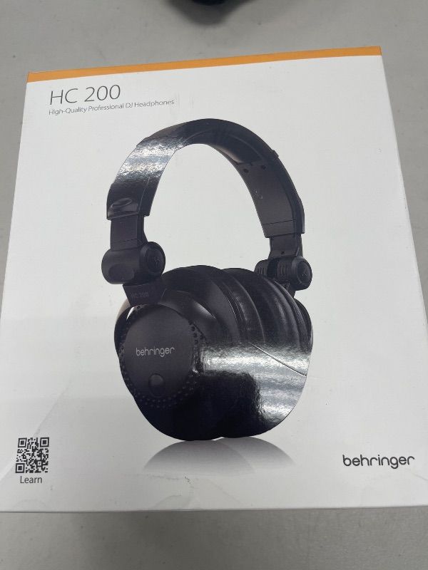 Photo 1 of Behringer HC 200 Professional Closed-Back Over-Ear DJ Headphones