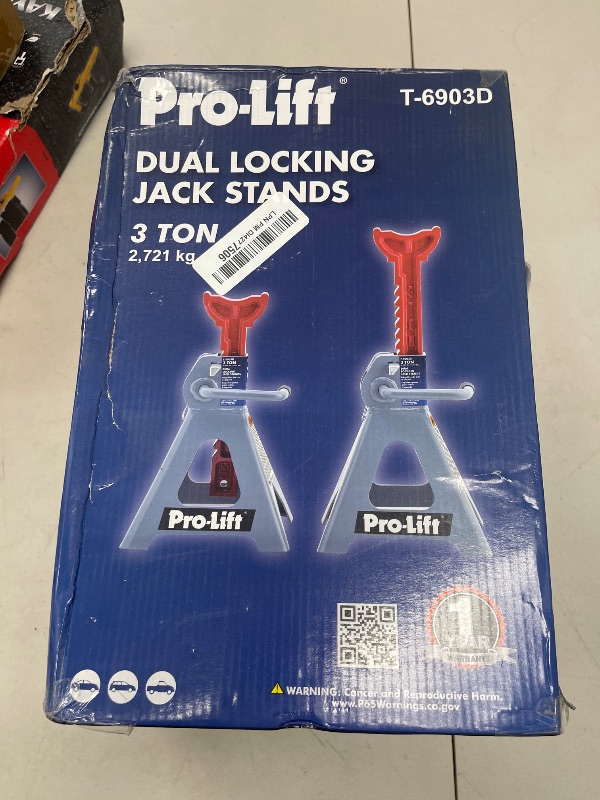 Photo 1 of Pro-LifT T-6903D Double Pin Jack Stands - 3 Ton