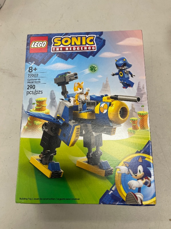 Photo 1 of LEGO Sonic The Hedgehog Cyclone vs. Metal Sonic - Building Toy for Kids, Boys and Girls, Ages 8+ - Mech Suit with Metal Sonic and Tails Minifigures for Pretend Play - Gift Idea for Birthdays - 77002