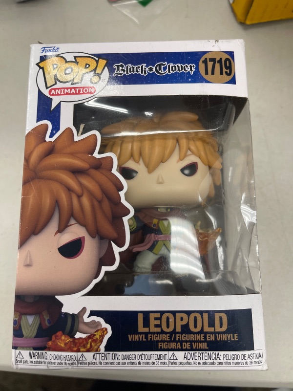 Photo 1 of Funko POP! Animation: Black Clover - Leopold Vermillion - Collectable Vinyl Figure - Gift Idea - Official Merchandise - for Kids & Adults - Anime Fans - Model Figure for Collectors and Display