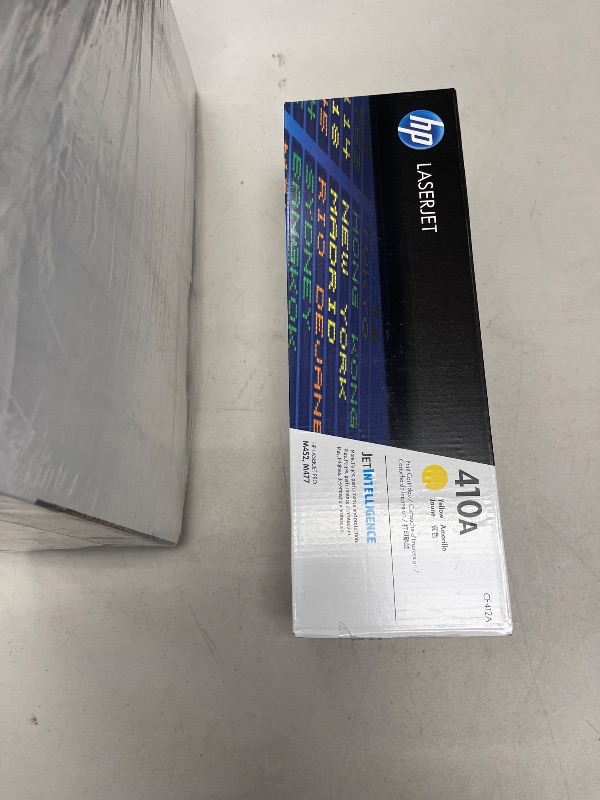 Photo 1 of HP 410A Black and Cyan, Magenta, Yellow Toner Cartridges, Pack of 4, CF410AQ