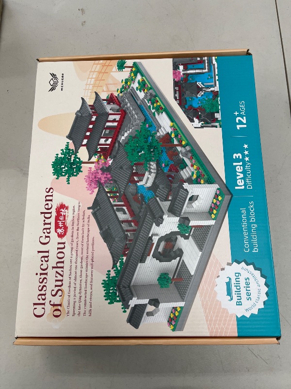 Photo 1 of CuteMelon Micro Building Blocks The Classical Gardens of Suzhou Architecture Set Mini Building Blocks Building Bricks Model Kit Micro Blocks Set Building Kit Gift for Age 14+ Kids Teens and Adults