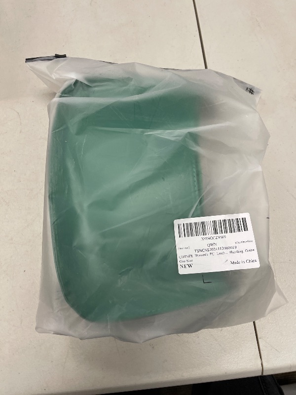 Photo 1 of QWINEE Women's PU Leather Zipper Shoulder Bag Casual Clutch Purse Mini Hobo Handbag Green One-Size