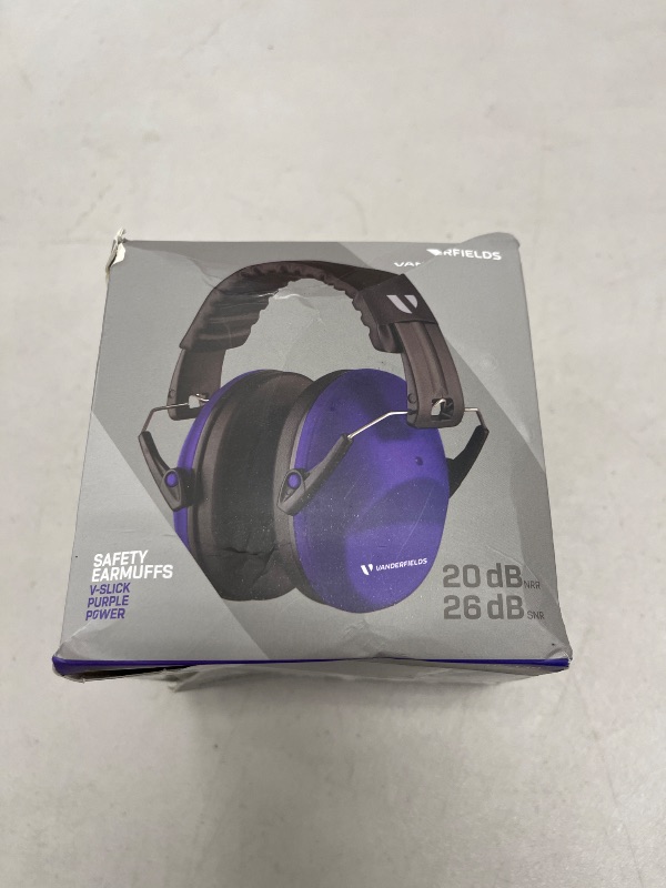 Photo 1 of Vanderfields Hearing Protection Ear Muffs for Noise Reduction, 26dB Certified, Noise Cancelling Safety Ear Protection for Shooting, Adult Headphones for Lawn Mowing, DIY, Construction, Woodworking