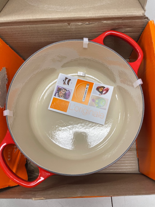 Photo 1 of Le Creuset Enameled Cast Iron Signature Round Dutch Oven, 5.5 qt., Cerise
