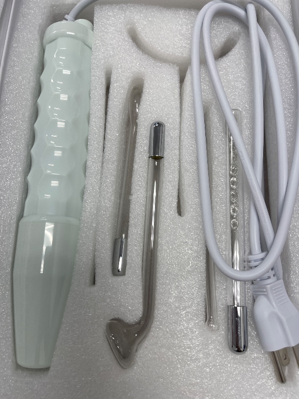 Photo 1 of NuDerma Clinical Skin Therapy Wand - Portable Skin Therapy Machine w 6 Fusion Neon + Argon Wands – Anti Aging - Clarifying - Skin Tightening & Radiance - Wrinkle Reducing