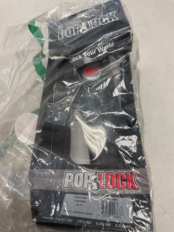 Photo 1 of Pop & Lock PL5400 Black Manual Tailgate Lock with Bolt Codeable Technology for Toyota Tacoma