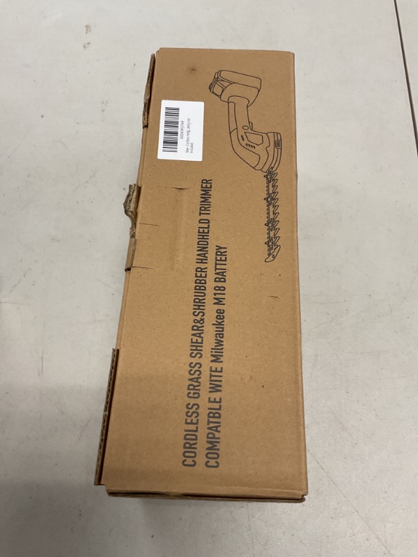 Photo 1 of Cordless Hedge Trimmer Compatible with Milwaukee 18V Battery 2 in 1 Grass Trimmer for Yard & Lawn Care(Battery not Included)