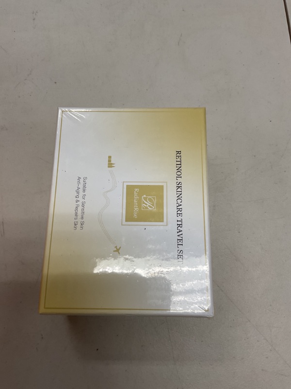 Photo 1 of OKADY Retinol Skincare Travel Kit - Mini Facial Care Set,Travel Skincare Set with Essence, Cream & Eye Treatment | Hydrating Age-Defying Routine, Vacation-Ready Skincare Gifts