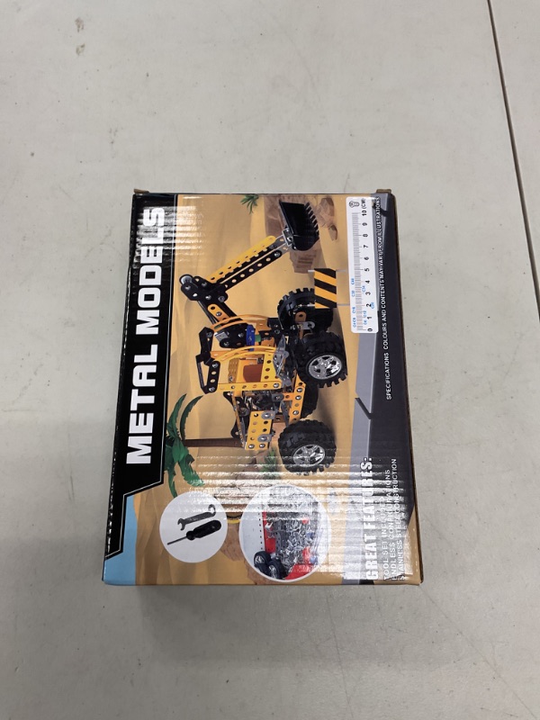 Photo 1 of Lucky Doug Stem Building Projects Toys for Kids Boys 8 9 10 11 12 Year Old, Metal Building Construction Model kit, Building Blocks DIY Toys