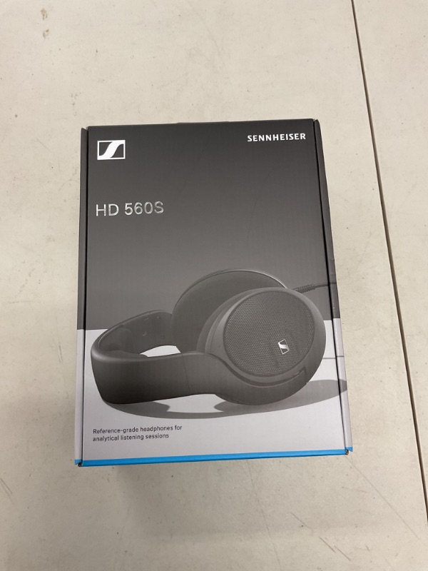 Photo 1 of Sennheiser HD 560 S Over-The-Ear Audiophile Headphones - Neutral Frequency Response, E.A.R. Technology for Wide Sound Field, Open-Back Earcups, Detachable Cable, (Black) (HD 560S)