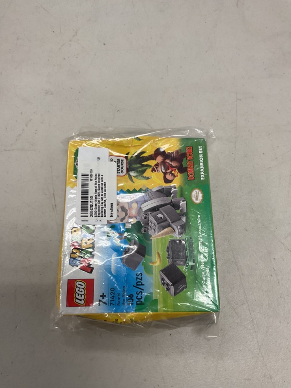 Photo 1 of LEGO Super Mario Rambi The Rhino Expansion Set 71420, Game Inspired Building Toy Set to Combine with a Starter Course, This Collectible Super Mario Bros Toy Makes a Great Gift for Kids Ages 7 and Up