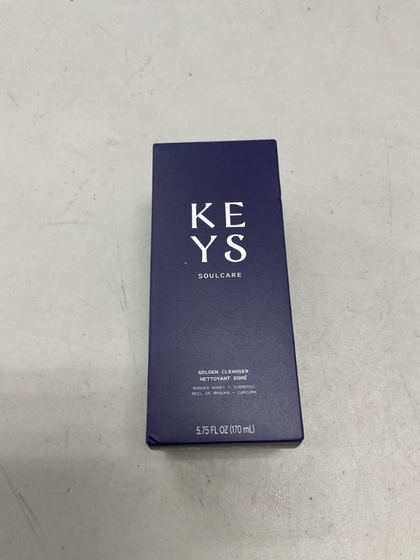 Photo 1 of Keys Soulcare Golden Face Cleanser, Gently Removes Dirt, Makeup & Impurities and Soothes Skin with Manuka Honey, Cruelty-Free, 5.75 Fl Oz
