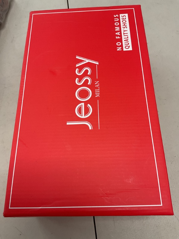 Photo 1 of Jeossy Women's White Flat Low Top Casual Fashion Sneakers Cap Toe 8017 Shoes with Zipper Size 9 (DJY8017 White 09)