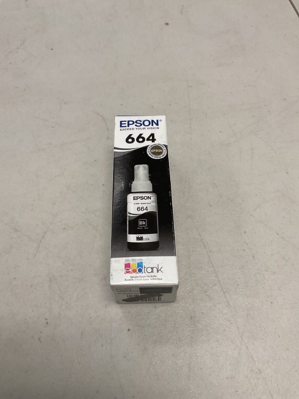 Photo 1 of Epson T664120 EcoTank Black Ink Bottle